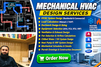 design hvac mechanical systems with load calculations