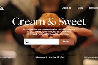 design wix restaurant website with online online ordering, menu and reservations