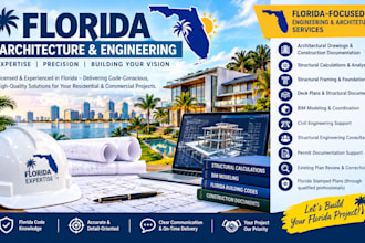 prepare florida architectural and structural construction plans