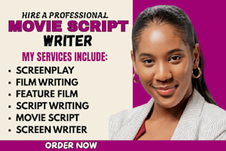 do screenplay, feature film, short scripts, novel adaptation