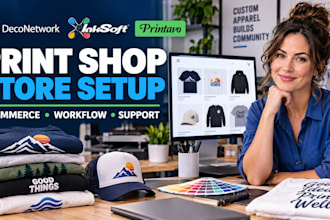 deconetwork setup ecommerce stores deconetwork inksoft store setup printavo
