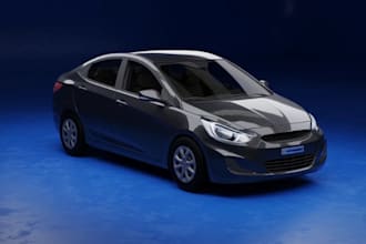 custom 3d car model automotive vehicle design rc car 3dwide car 3d print bodykit