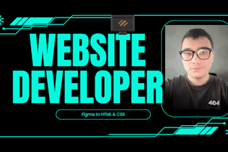 convert figma to HTML CSS with responsive design