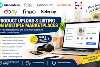 manomano faire cdiscount leboncoin darty ebay fnac selency product upload