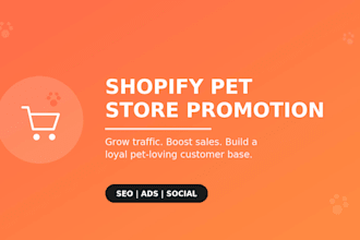 do shopify pet promotion and shopify marketing
