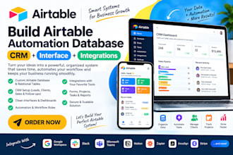 build airtable automation database design crm airtable integration interface