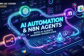 build custom n8n ai agents and make com workflow automation