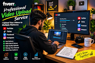 upload your videos to youtube tiktok facebook and instagram