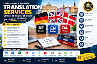 professionally translate german english and danish documents