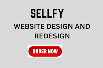do sellfy web design redesign and store design
