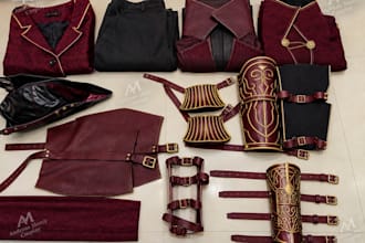 sew a custom cosplay costume for anime games and movies