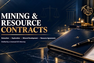 write custom extraction and exploration agreements to protect your assets