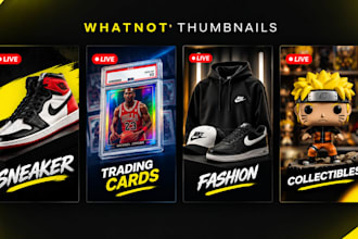 design an attractive and eye catchy whatnot thumbnail