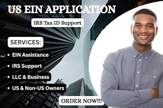 get your ein number from the irs for your US business