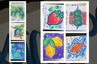 make personalised handmade cards with cute artwork