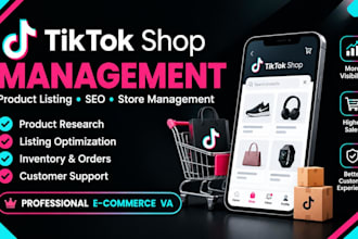 manage your toktok shop, product,orders and store