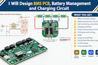 design bms pcb battery management and charging circuit