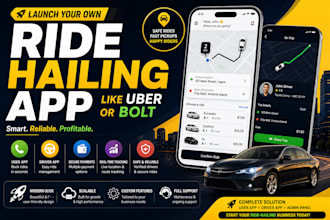 develop ride hailing app, taxi booking app, ride sharing app, car pooling app