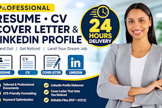 write upgrade resume cv cover letter linkedin
