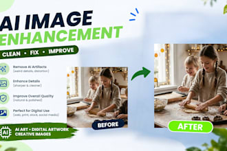 enhance and fix ai generated images and digital artwork