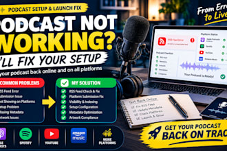 fix your podcast setup RSS feed and launch problems