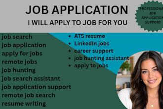 apply to jobs for you and provide a professional job search support