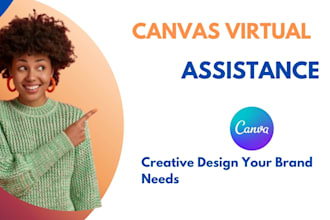 be your canva virtual assistant for design content creation