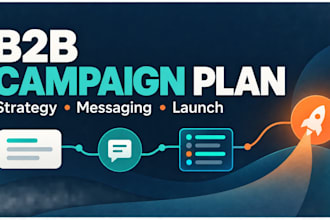 create a b2b technology campaign strategy and launch plan