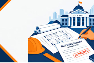 prepare a complete building permit drawing set for approval
