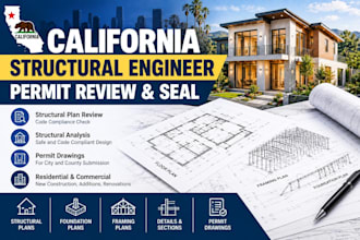do california structural engineer permit review, stamp and seal