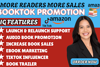 booktok promotion ebook marketing tiktok promotion booktok author amazon ads