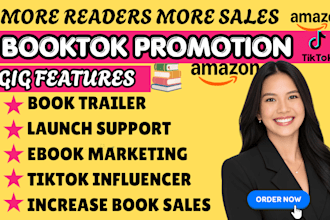 booktok promotion ebook marketing tiktok promotion booktok author amazon ads
