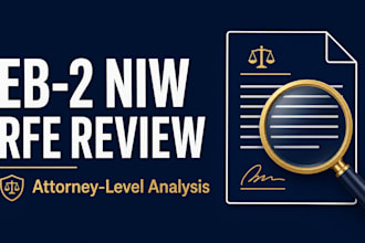 professionally review and analyze your eb2 niw rfe from uscis