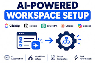 set up ai powered automation in clickup or notion using chatgpt claude gemini