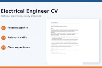 cv writing for engineers