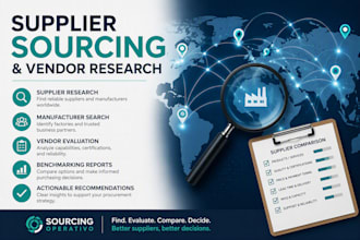 research manufacturers and suppliers worldwide