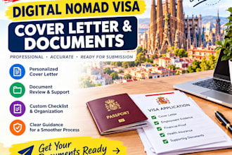 prepare your spain digital nomad visa cover letter and documents