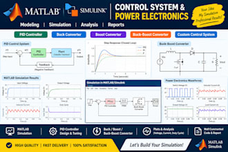 matlab simulation control system pid controller buck boost power electronics