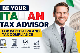 be your italian tax advisor for partita iva and tax compliance
