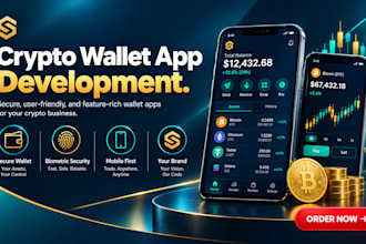 build crypto wallet app, fintech app, banking app, payment app