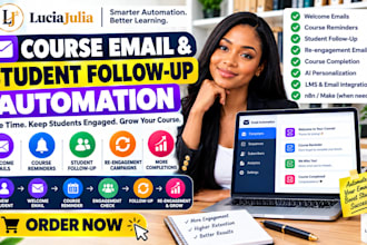 automate your online course email and student follow up system