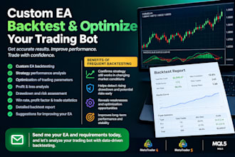 do custom ea backtest and optimize your trading bot
