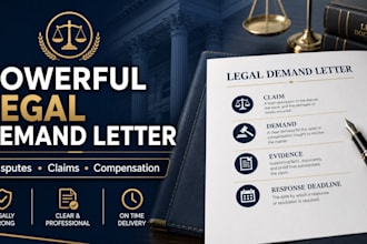 draft a powerful legal demand letter for your dispute or claim