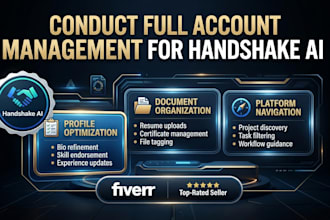 conduct full account management for your handshake ai account