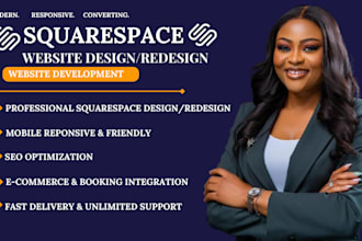 build squarespace website design squarespace redesign website development