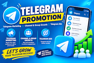 do telegram promotion telegram marketing channel and group growth telegram ads
