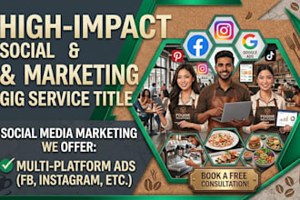 restaurant social media marketing manager cafe food catering coffee website fb