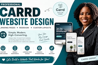 design carrd website carrd landing page carrd co redesign carrd website design