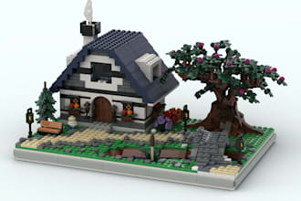 create custom lego moc, lego car, and brick built models in bricklink studio