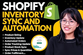 do shopify inventory sync automation update inventory supplier integration as VA